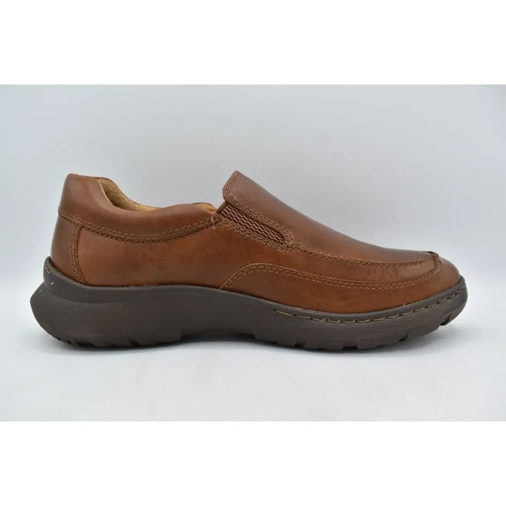 Born Mens Size‎ 10 Cambridge British Tan Leather Loafers Shoes